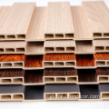 Wooden Grain Wpc Wall Panel Decorative 3D Fluted Interior Wpc Wall Panels Factory